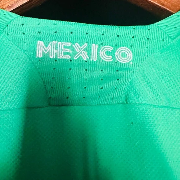 Adidas Green and Red Soccer Jersey - Picture 4 of 6